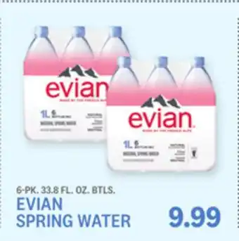Kings Food Markets EVIAN SPRING WATER offer