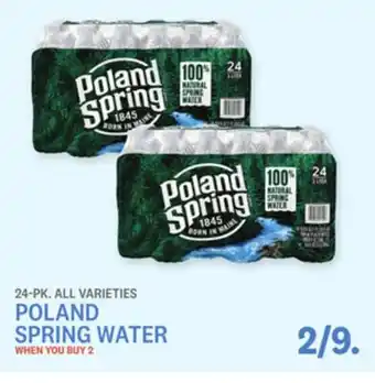 Kings Food Markets POLAND SPRING WATER offer