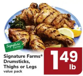 ACME Signature Farms Drumsticks, Thighs or Legs offer