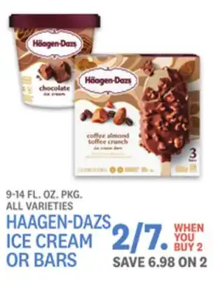 Kings Food Markets HAAGEN-DAZS ICE CREAM OR BARS offer