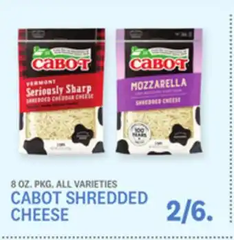 Kings Food Markets CABOT SHREDDED CHEESE offer