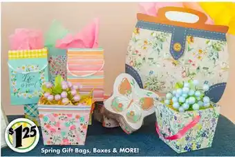 Dollar Tree Spring Gift Bags Boxes offer