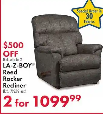 Boscov's LA-Z-BOY Reed Rocker Recliner offer