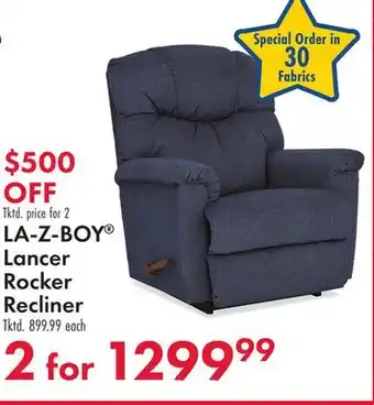 Boscov's LA-Z-BOY Lancer Rocker Recliner offer