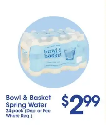 Price Rite Bowl & Basket Spring Water offer