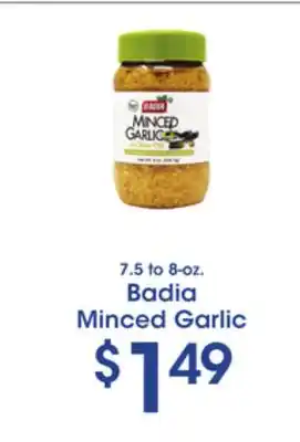 Price Rite Badia Minced Garlic offer