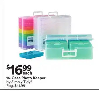 Michaels 16-Case photo Keeper by Simply Tidy offer