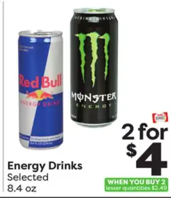 Weis Markets Energy Drinks offer