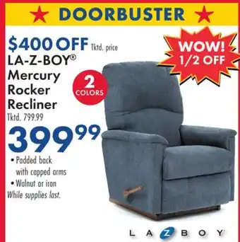 Boscov's LA-Z-BOY Mercury Rocker Recliner offer