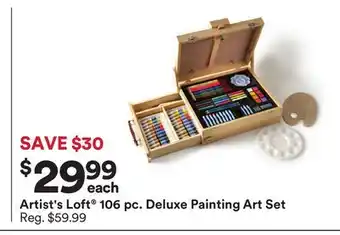 Michaels Artist's Loft 106 pc. Deluxe Painting Art Set offer