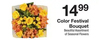 The Fresh Grocer Color Festival Bouquet offer