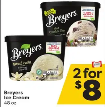 Weis Markets Breyers Ice Cream offer