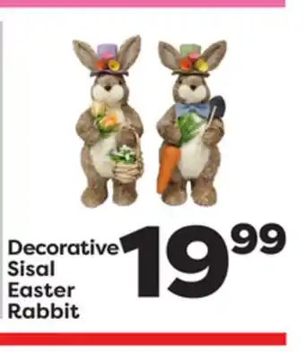 Weis Markets Decorative Sisal Easter Rabbit offer