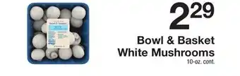 The Fresh Grocer White Mushrooms offer