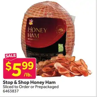Stop&Shop Stop & Shop Honey Ham offer