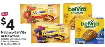Stop&Shop Nabisco BelVita or Newtons offer