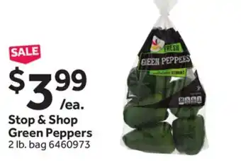 Stop&Shop Stop & Shop Green Peppers offer