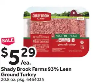 Stop&Shop Shady Brook Farms 93% Lean Ground Turkey offer