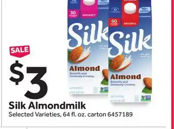 Stop&Shop Silk Almondmilk offer