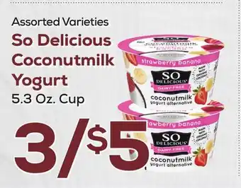 DeCicco & Sons So Delicious Coconutmilk Yogurt offer