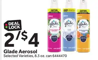 Stop&Shop Glade Aerosol offer