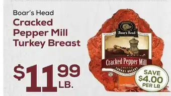 DeCicco & Sons Boar's Head Cracked Pepper Mill Turkey Breast offer