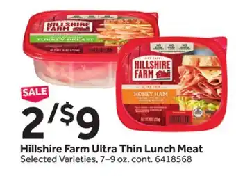 Stop&Shop Hillshire Farm Ultra Thin Lunch Meat offer