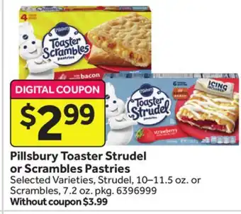 Stop&Shop Pillsbury Toaster Strudel or Scrambles Pastries offer
