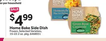 Stop&Shop Home Bake Side Dish offer