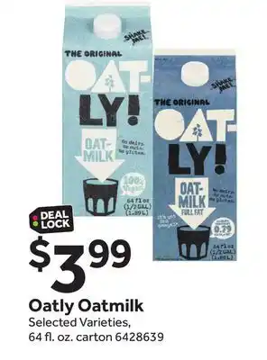 Stop&Shop Oatly Oatmilk offer