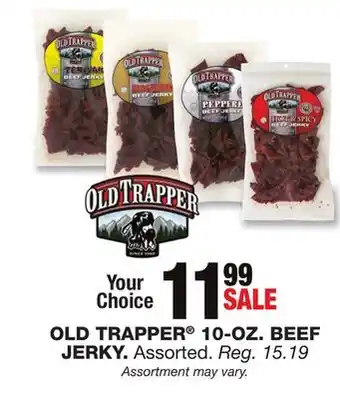 Blain's Farm & Fleet OLD TRAPPER 10-OZ. BEEF JERKY offer