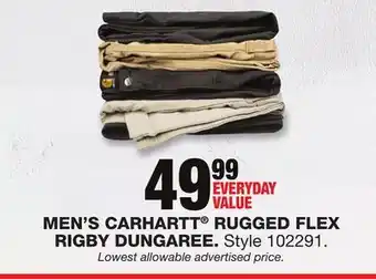 Blain's Farm & Fleet MEN'S CARHARTT RUGGED FLEX RIGBY DUNGAREE offer