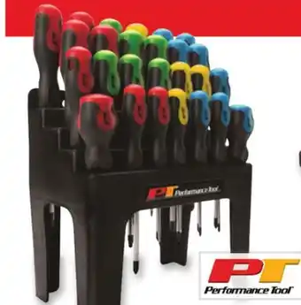 Blain's Farm & Fleet PERFORMANCE TOOL 26-PC. SCREWDRIVER SET WITH RACK COLOR CODED offer