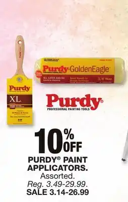 Blain's Farm & Fleet PURDY PAINT APPLICATORS offer