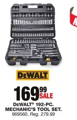 Blain's Farm & Fleet DEWALT 192-PC. MECHANIC'S TOOL SET offer