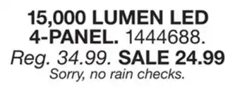 Blain's Farm & Fleet 15,000 LUMEN LED 4-PANEL offer