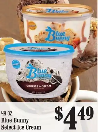 The Markets Blue Bunny Select Ice Cream offer