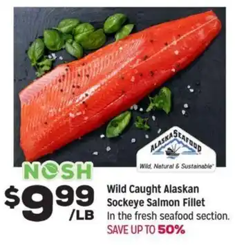 Grocery Outlet Wild Caught Alaskan Sockeye Salmon Fillet offer