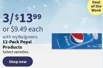 Walgreens Pepsi Products offer