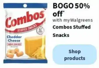 Walgreens Combos Stuffed Snacks offer
