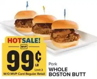 Food Lion WHOLE BOSTON BUTT offer
