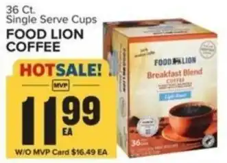 Food Lion FOOD LION COFFEE offer