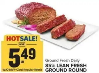 Food Lion 85% LEAN FRESH GROUND ROUND offer