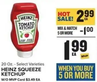 Food Lion HEINZ SQUEEZE KETCHUP offer