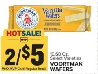 Food Lion VOORTMAN WAFERS offer