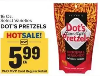 Food Lion DOT'S PRETZELS offer