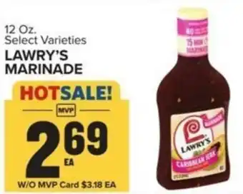 Food Lion LAWRY'S MARINADE offer
