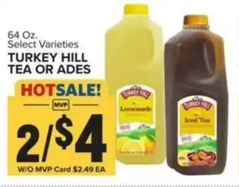 Food Lion TURKEY HILL TEA OR ADES offer