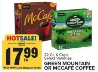 Food Lion GREEN MOUNTAIN OR MCCAFE COFFEE offer