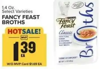 Food Lion FANCY FEAST BROTHS offer
